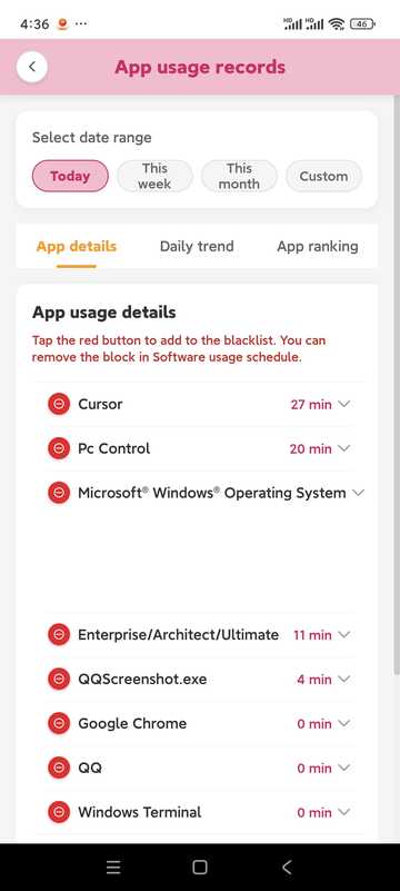 App-Protokolle