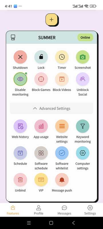 App-Startseite