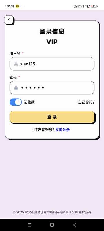 登录界面